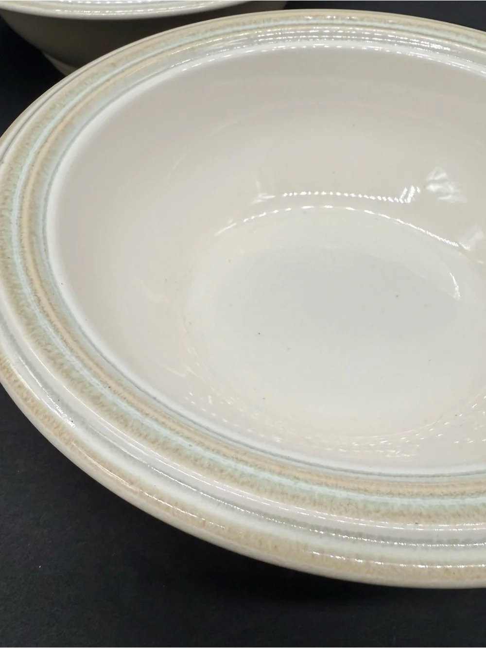 Pfaltzgraff Cappuccino Medium Serving Bowls 8 1/2” Rare Vintage Set Of 2